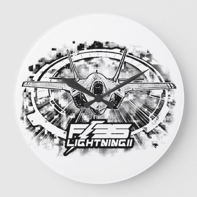 Relógio Grande F-35 Relâmpago II (Frente)