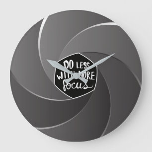 Relógio Grande Faça menos com mais foco