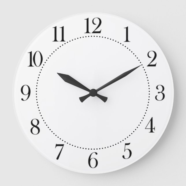 Relógio Grande Face de Lua Celestial (Frente)