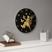 Fada de borboleta Dourada personalizada