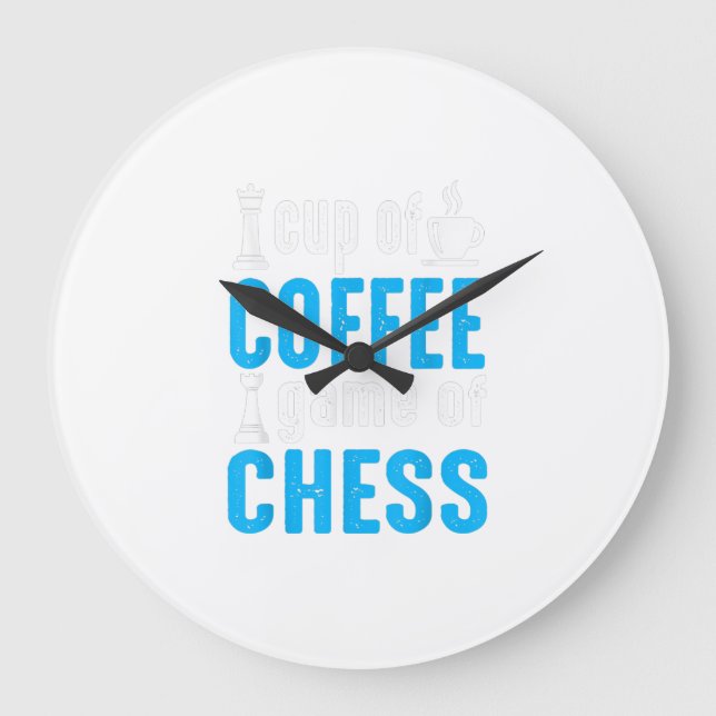 Relógio Grande Fantástico Jogo De Conselho - Xícara De Café (Frente)