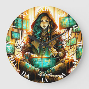 Relógio Grande Fantasy Cibert - Mulher Verde