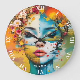 Relógio Grande Fantasy - Senhora Quatro Faces Bonitas