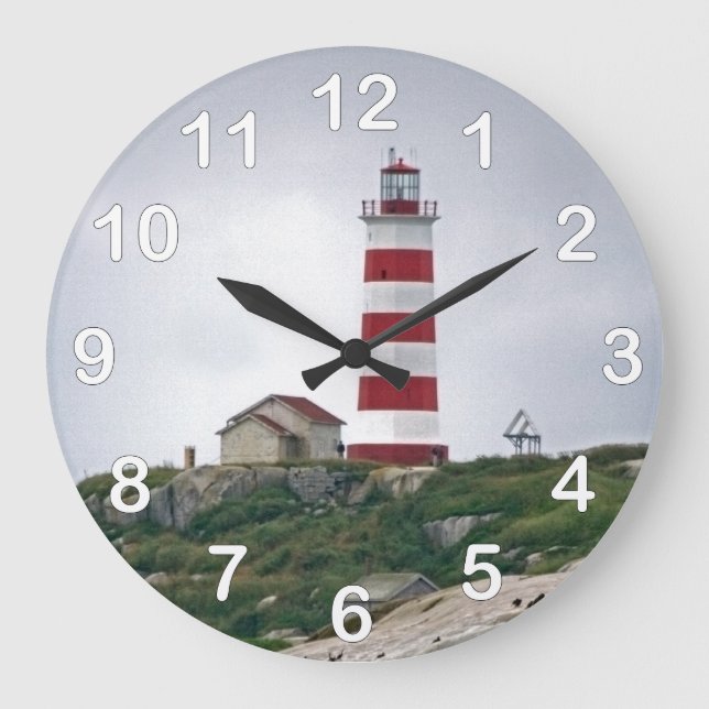 Relógio Grande Farol da ilha de Sambro (Frente)