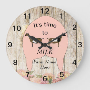 Relógio Grande Fazenda de Cabra Leiteira Nigeriana