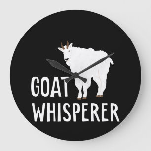 Relógio Grande Fazenda Engraçada De Cabra Engraçada Pet Goat