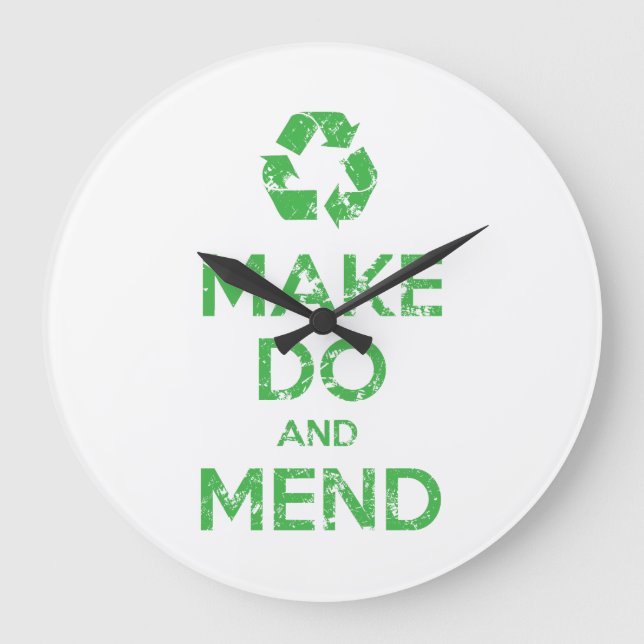 Relógio Grande Fazer com e Mend (Frente)