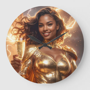 Relógio Grande Feliz aniversário