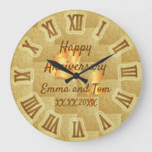 Relógio Grande Feliz aniversário