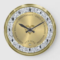 Feliz casamento de 25 universalmente diamantes e p