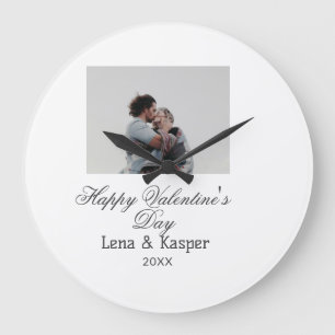 Relógio Grande Feliz dia dos namorados casal foto moderno simples