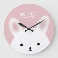 Felpudo Coelho Rosa Bonito Personalizado