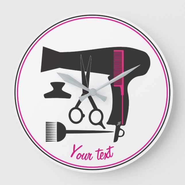 Relógio Grande Ferramentas dos penteados (Frente)