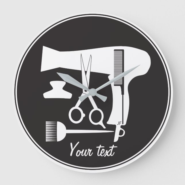 Relógio Grande Ferramentas dos penteados (Frente)