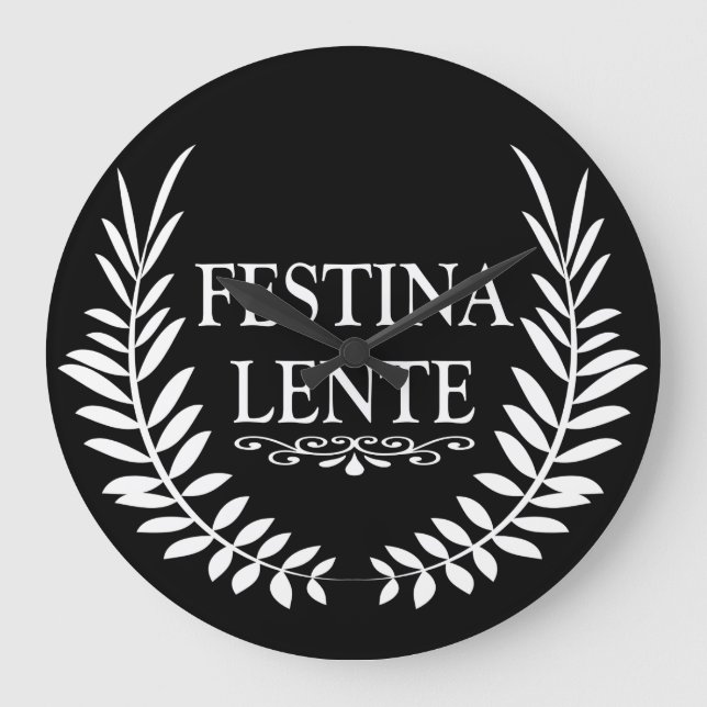 Relógio Grande Festina lente (Frente)
