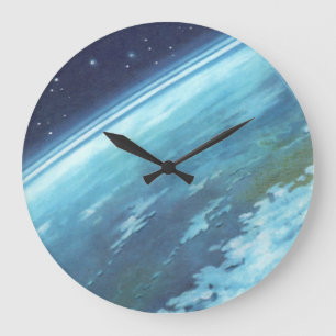 Relógio Grande Ficção científica clássica, Terra à noite com estr