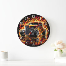 Fiery Hot Rod Automotive