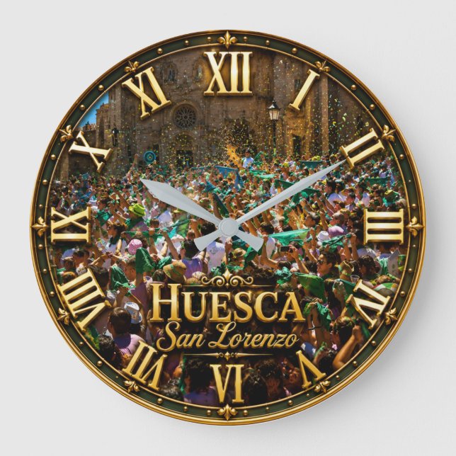 Relógio Grande Fiestas de San Lorenzo de Huesca (Frente)