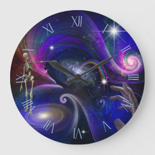 Relógio Grande Figuras esqueléticas no Cosmos