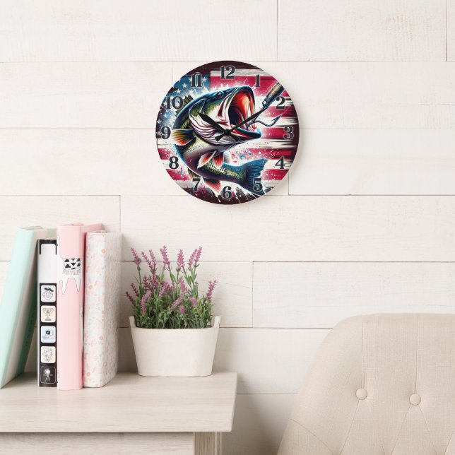 Relógio Grande Fish (Sala de leitura)