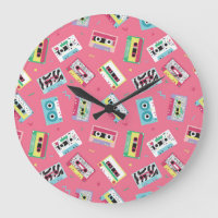 Fitas de Áudio Retroativas: Estilo 80s.