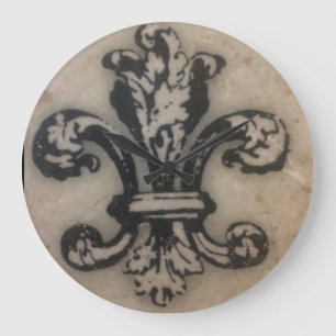 RELÓGIO GRANDE FLEUR DE LIS FABULOSO