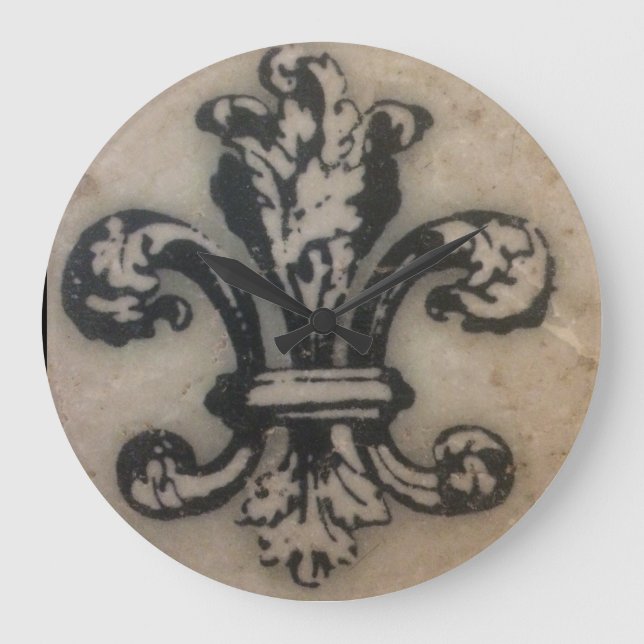 RELÓGIO GRANDE FLEUR DE LIS FABULOSO (Frente)