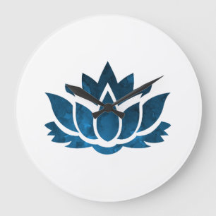 Relógio Grande Flor de Lotus
