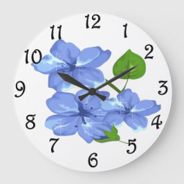 Relógio Grande Floral