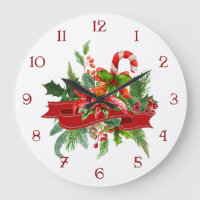 Floral de Natal Festivo, Fita e Canas Doces