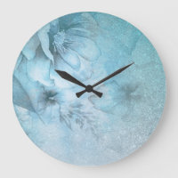 *~* Floral Watercolor Turquoise Glitter Celestial