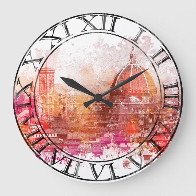 Relógio Grande Florença - basílica do santo Mary da flor (Frente)