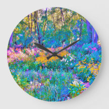 Flores Impressionistas Coloridas de Paisagem de Ja