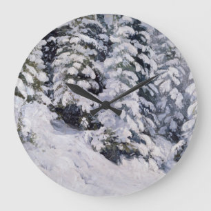 Relógio Grande Floresta de inverno Aleksander Borisov