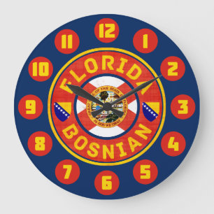 Relógio Grande Florida Bosnian American 