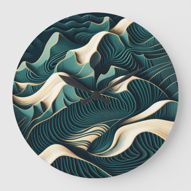 Relógio Grande Flowing Harmony (Frente)