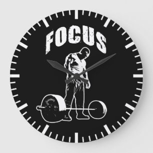 Relógio Grande FOCO - Motivação do Workout