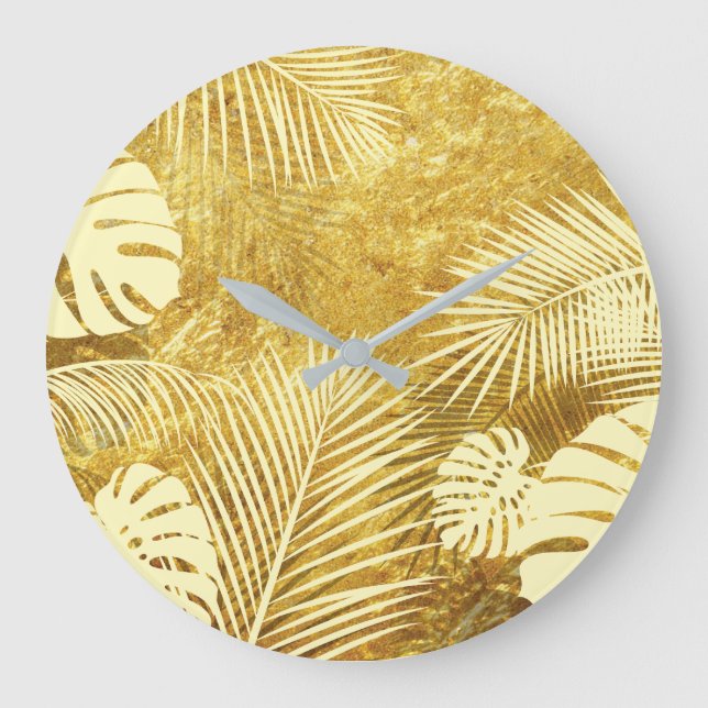 Relógio Grande Folhas 8 (Frente)