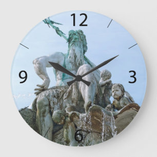 Relógio Grande Fonte Neptune em Berlim