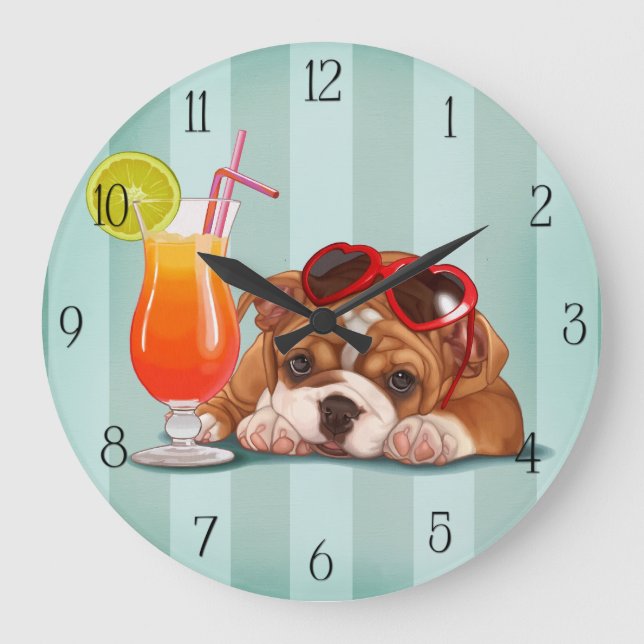 Relógio Grande Fora do Escritório (Frente)