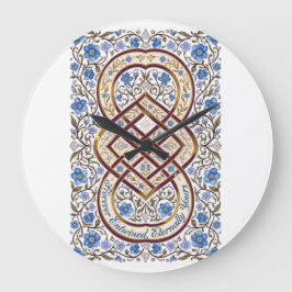 Relógio Grande Forever Entwined Eternally Yours Infinity Knot T-S