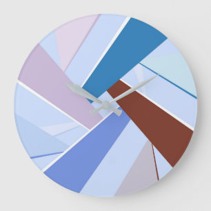 Relógio Grande Forma Geométrica Abstrata 3
