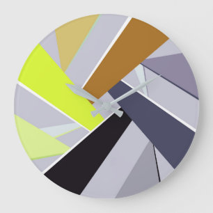 Relógio Grande Forma Geométrica Abstrata 8