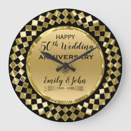 Relógio Grande Formas Geométricas - 50 anos