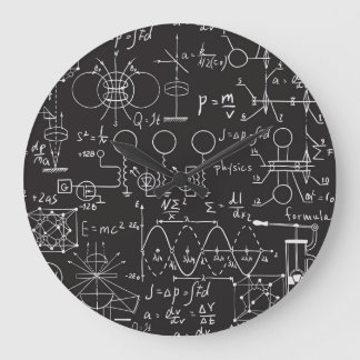 Relógio Grande Fórmulas Científicas: Padrão de Cálculos do Quadro