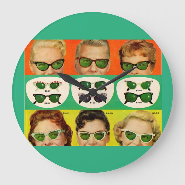 Relógio Grande Foster Grant e 1950 (Frente)