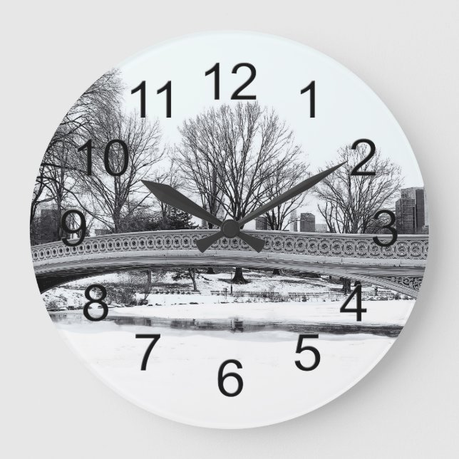 Relógio Grande Foto da ponte do arco de Central Park (Frente)