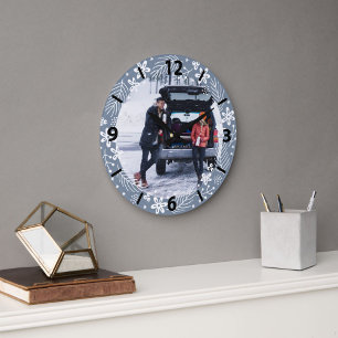 Relógio Grande Foto de citação casada da Feliz de Natal de 1rua