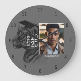 Relógio Grande Foto de Graduação Personalizada