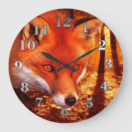 Relógio Grande Fox vermelho